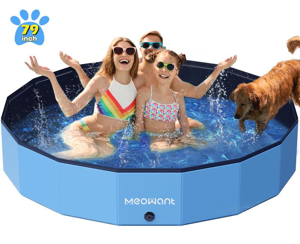 Meowant Foldable Dog Pool - Versatile Design for Outdoor Use in Various Environments #Cozyvibes #Petlife